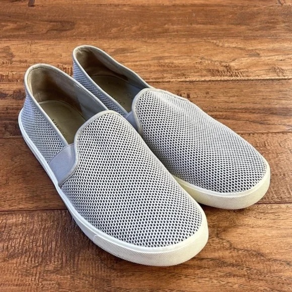Vince Preston B Perforated Slip-On Sneakers Gray Women's Size 8.5 - Picture 12 of 12